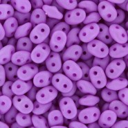 SuperDuo Beads 2.5x5mm Saturated Neon Violet